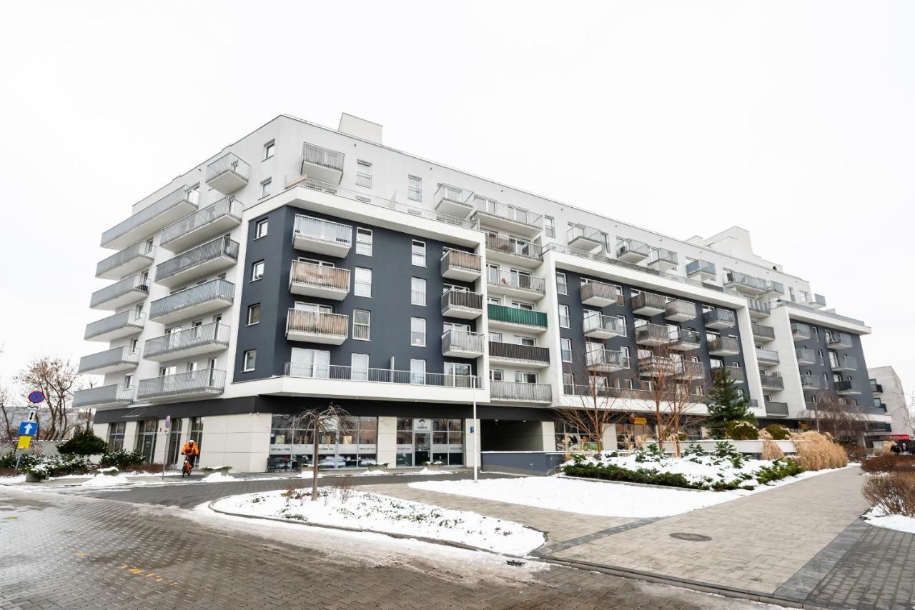 Metro Mlynow Silver Apartment Варшава Екстер'єр фото